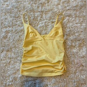 SHEIN Yellow Women's Spaghetti Strap Top